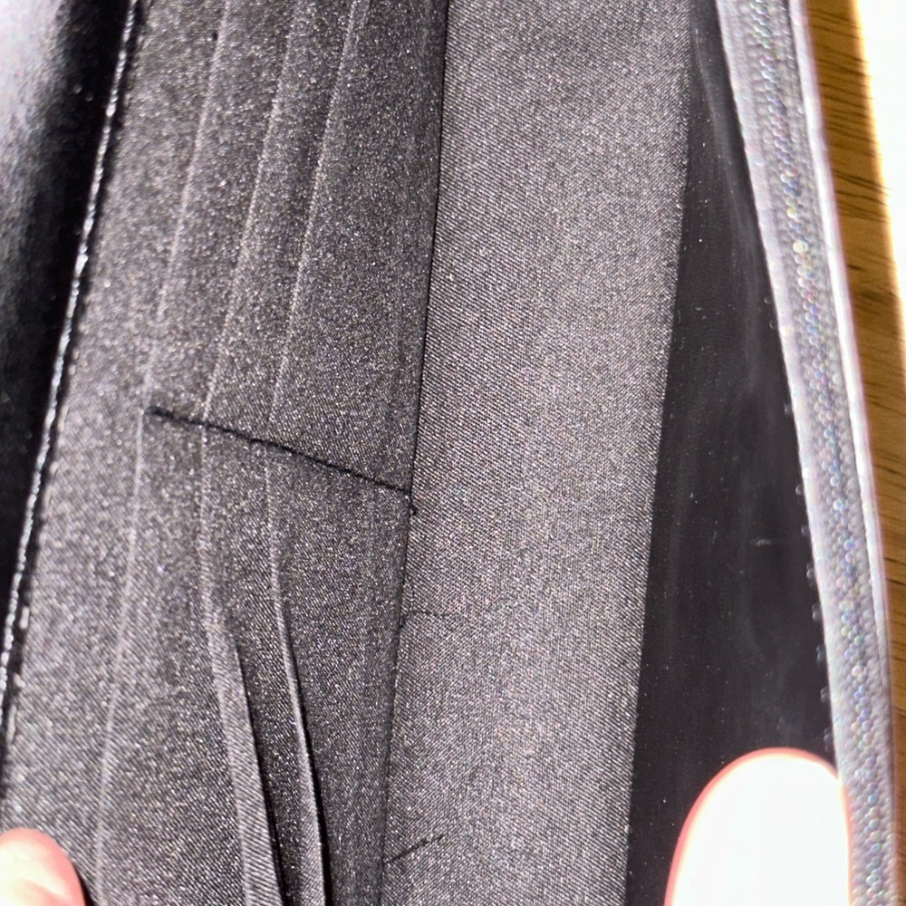Badgley Mischka black quilting purse with logo and tassel closure final $42 firm - Picture 9 of 12